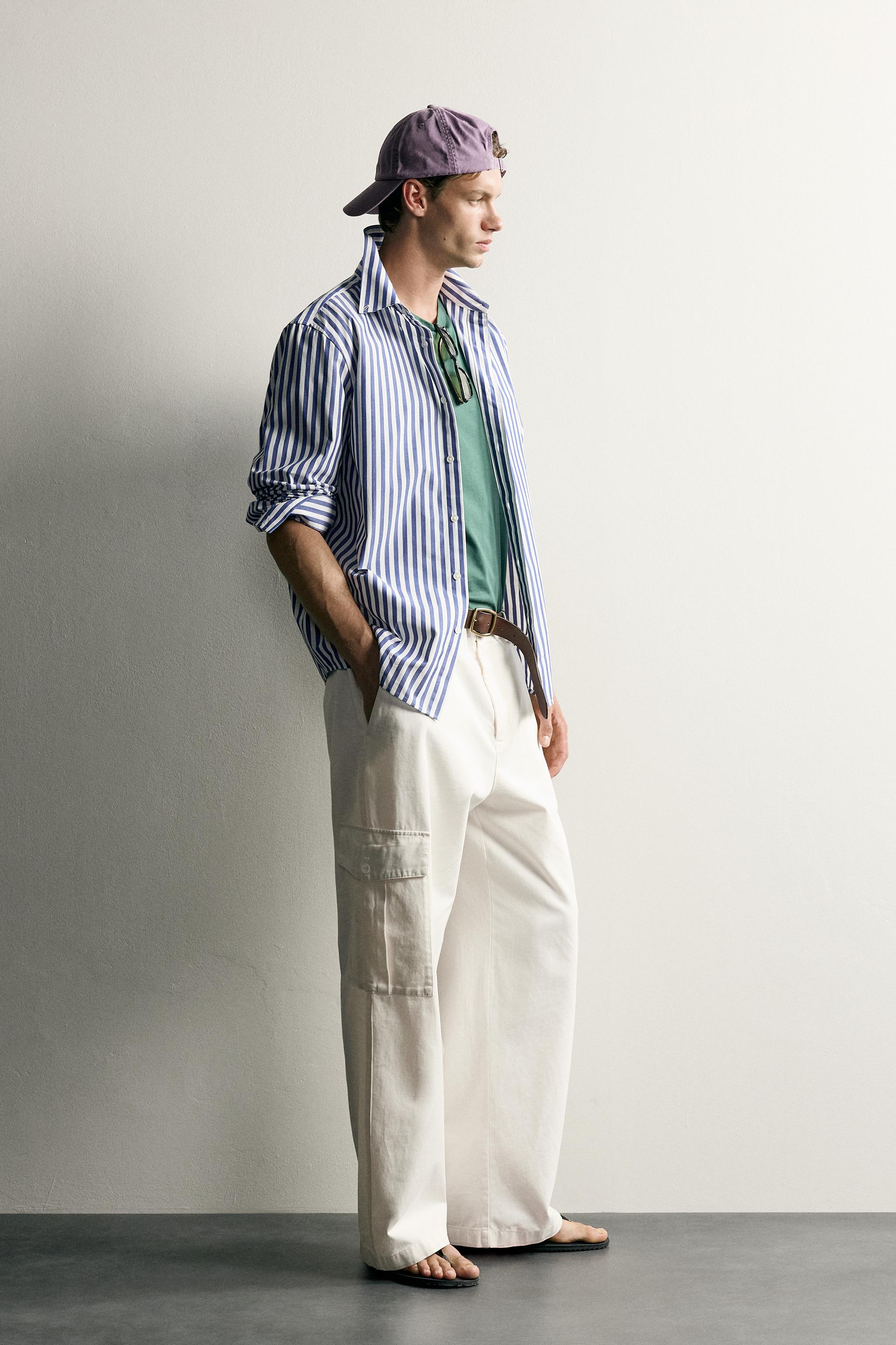 STRIPED RELAXED FIT SHIRT